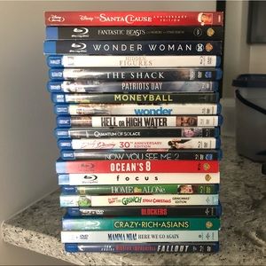 Blu-Ray Movies $4 each